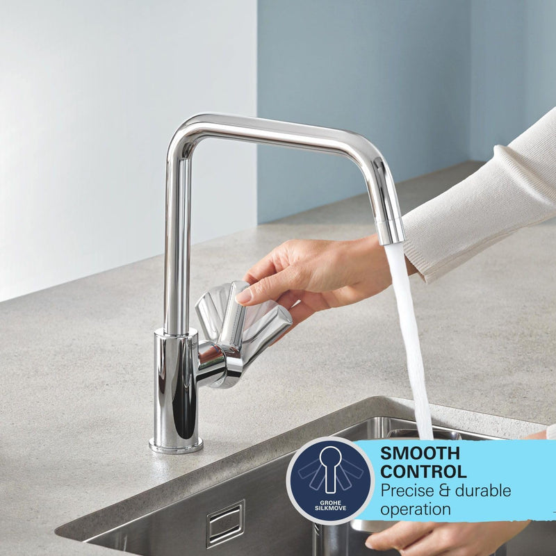 Quickfix Start Kitchen Sink Mixer Tap Chrome