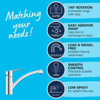 Quickfix Start Kitchen Sink Mixer Tap Chrome
