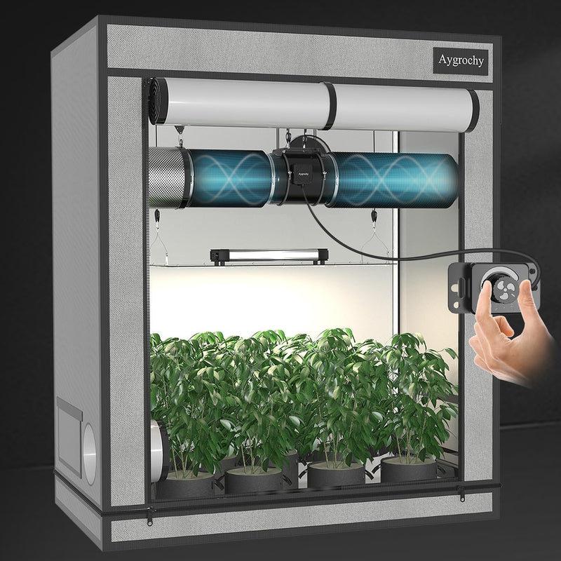 Quiet 8” Inline Duct Fan with 0-100% Variable