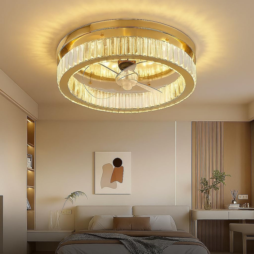 Quite Ceiling Fans with Lights and Remote Smart