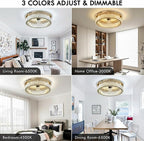 Quite Ceiling Fans with Lights and Remote Smart