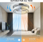 Quite Ceiling Fans with Lights and Remote Smart
