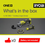 R18ag-0 18V One+ Angle Grinder