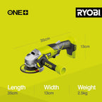 R18ag-0 18V One+ Angle Grinder
