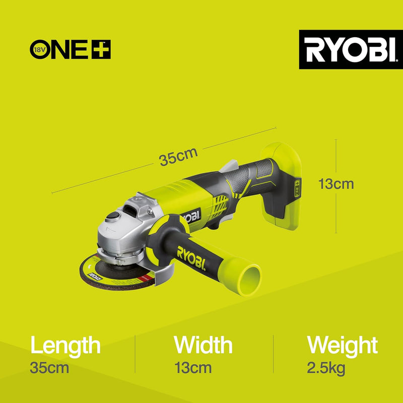 18V One+ Angle Grinder R18ag-0 Hyper 115MM Disc