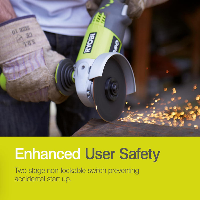 18V One+ Angle Grinder R18ag-0 Hyper 115MM Disc