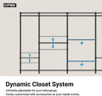 R2 Plus Heavy Duty Rolling Clothes Rail