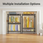 R2 Plus Heavy Duty Rolling Clothes Rail