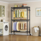 R2 Plus Heavy Duty Rolling Clothes Rail