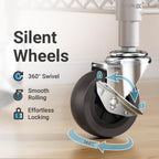 R2 Plus Heavy Duty Rolling Clothes Rail