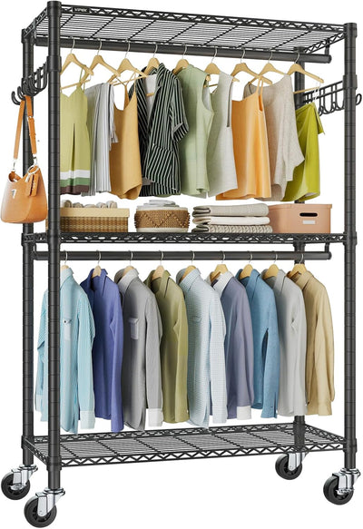 R2 Plus Heavy Duty Rolling Clothes Rail