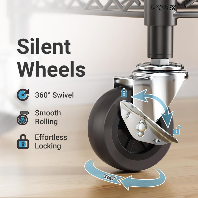 R2 Plus Heavy Duty Rolling Clothes Rail