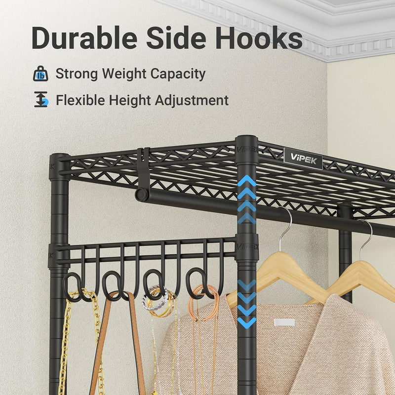R2 Plus Heavy Duty Rolling Clothes Rail