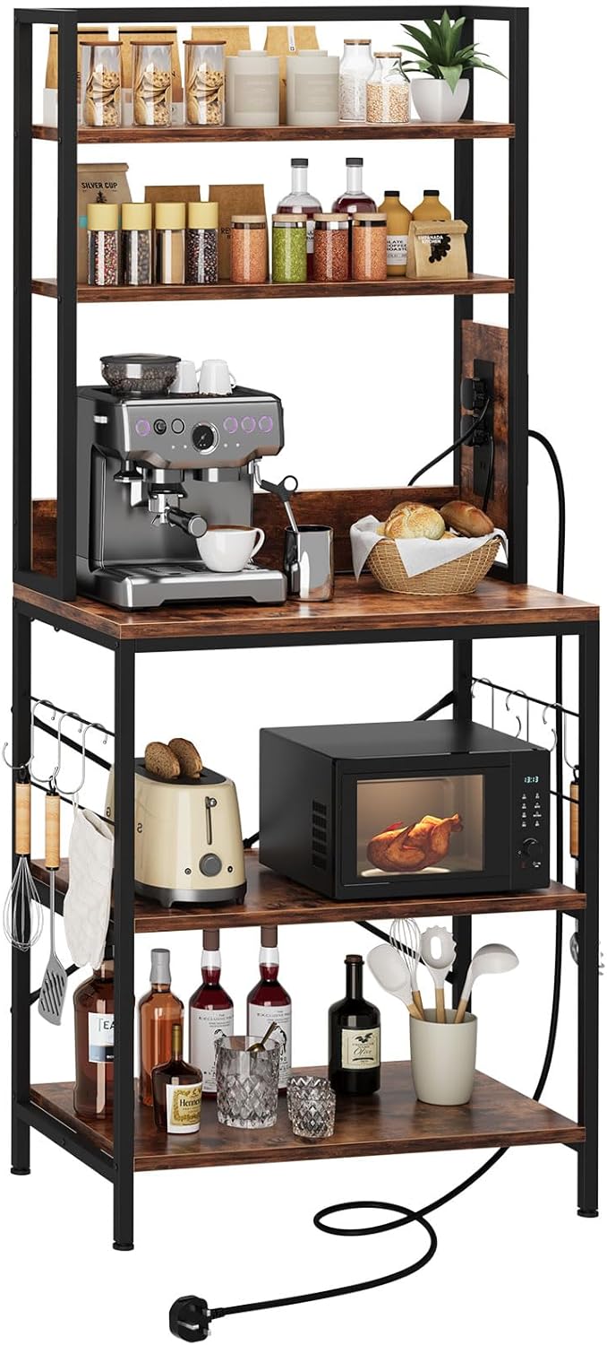 Rack 65" Freestanding Kitchen Storage Shelf Unit