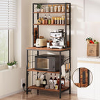 Rack 65" Freestanding Kitchen Storage Shelf Unit