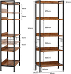 Rack 65" Freestanding Kitchen Storage Shelf Unit