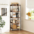 Rack 65" Freestanding Kitchen Storage Shelf Unit