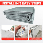 Radiator Foil Reflector Roll 5m X 60CM Heat