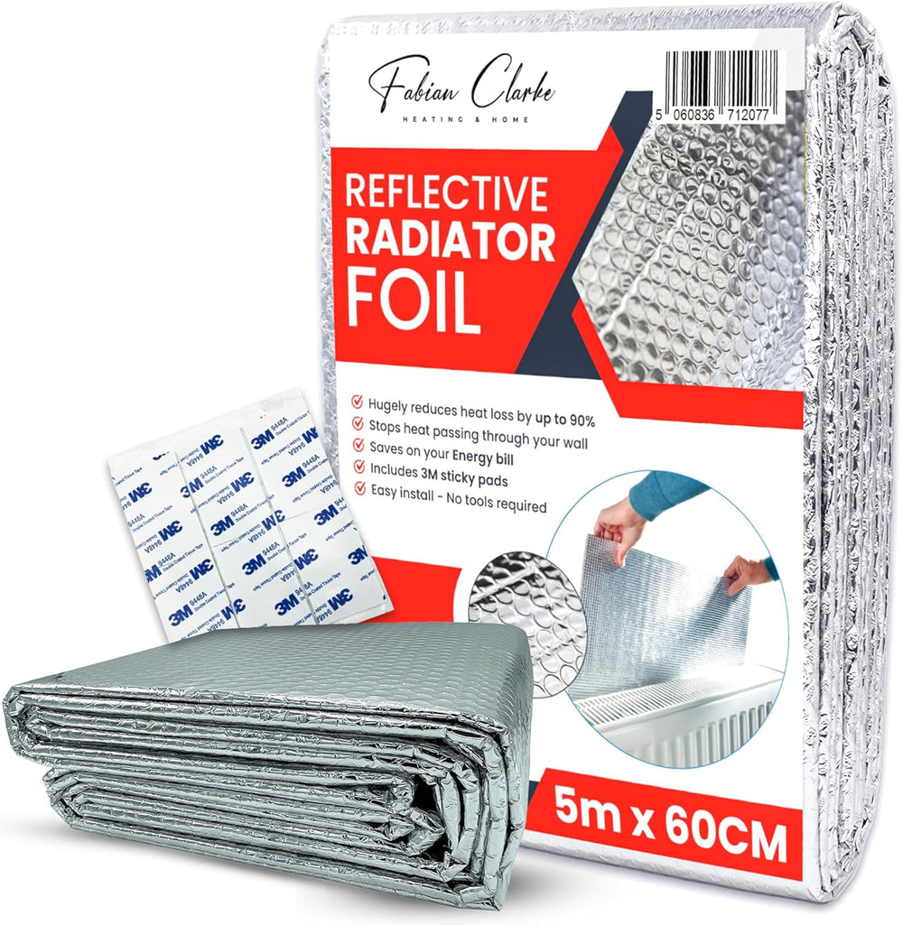 Radiator Foil Reflector Roll 5m X 60CM Heat