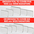 Radiator Foil Reflector Roll 5m X 60CM Heat