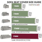 Rainbow 5 Seater Sofa Cover with Corner Tassels3