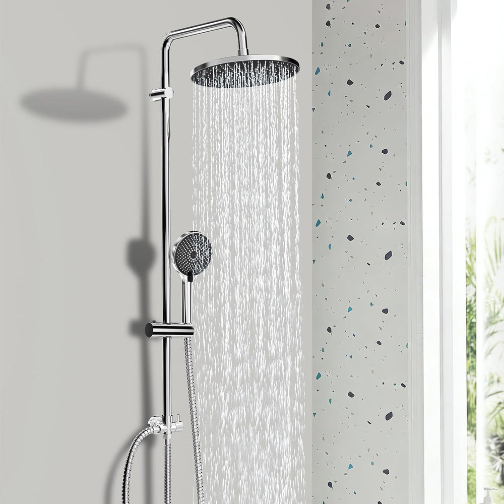 Rainfall Shower 10.23" Adjustable Riser Rail Kit
