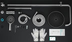 Rainfall Shower 10.23" Adjustable Riser Rail Kit