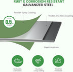 Raised Beds for Garden Galvanized Steel Planters (Set of 4)