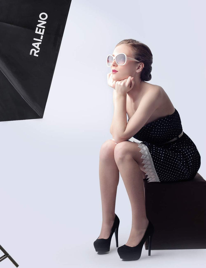 Softbox Photography Lighting 2x50x50CM Studio Lights with 50W