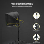 Raleno Softbox Lighting Kit 2x50x50CM Photography Studio