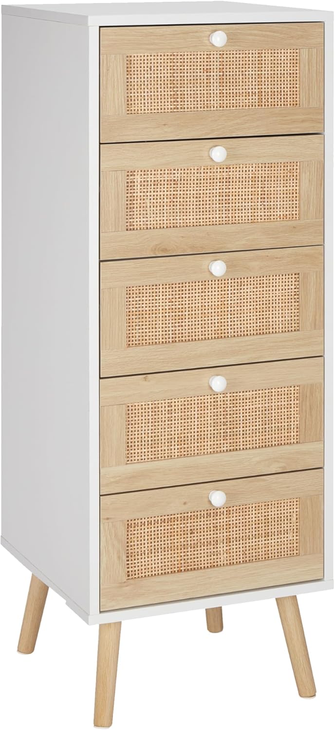 Rattan Chest of Drawers Bedroom Tall Chester