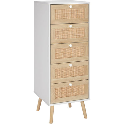 Rattan Chest of Drawers Bedroom Tall Chester