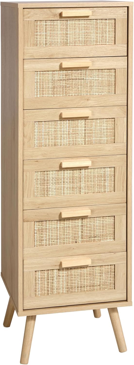Rattan Chest of Drawers Bedroom Tall Chester