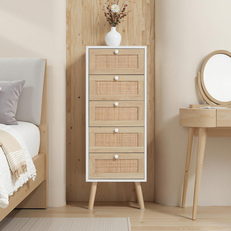 Rattan Chest of Drawers Bedroom Tall Chester