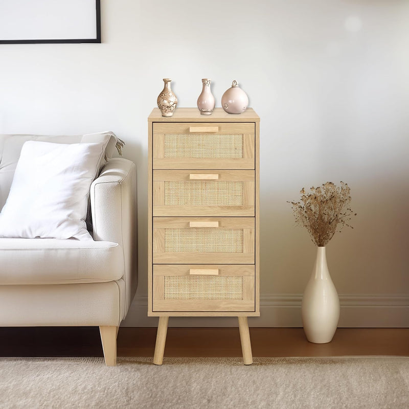 Rattan Chest of Drawers Bedroom Tall Chester