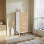 Rattan Chest of Drawers Bedroom Tall Chester