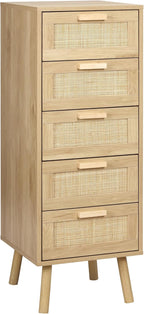 Rattan Chest of Drawers Bedroom Tall Chester