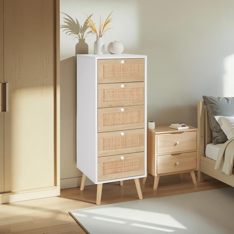 Rattan Chest of Drawers Bedroom Tall Chester