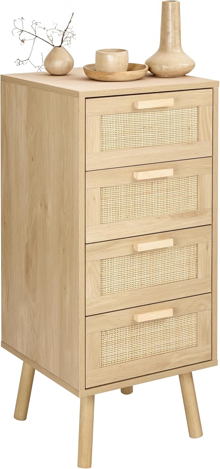 Rattan Chest of Drawers Bedroom Tall Chester