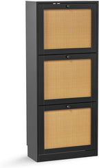 Shoe Storage Cabinet with 4 Flip Drawers 16-24