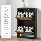 Shoe Storage Cabinet with 4 Flip Drawers 16-24