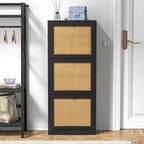 Shoe Storage Cabinet with 4 Flip Drawers 16-24