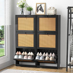Shoe Storage Cabinet with 4 Flip Drawers 16-24