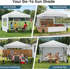 Raynesys Pop Up Canopy Tent for 10 Person