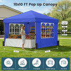 Raynesys Pop Up Canopy Tent for 10 Person
