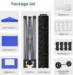 Raynesys Pop Up Canopy Tent for 10 Person