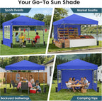 Raynesys Pop Up Canopy Tent for 10 Person