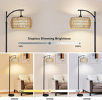 Rayofly Arc Floor Lamp for Living Room Dimmable