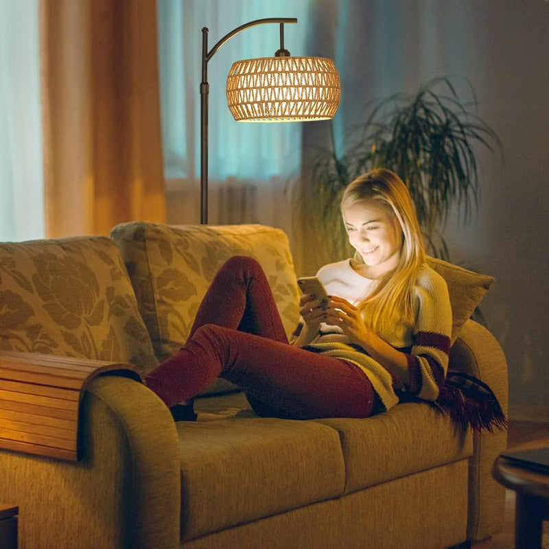 Arc Floor Lamp for Living Room Dimmable Lamps