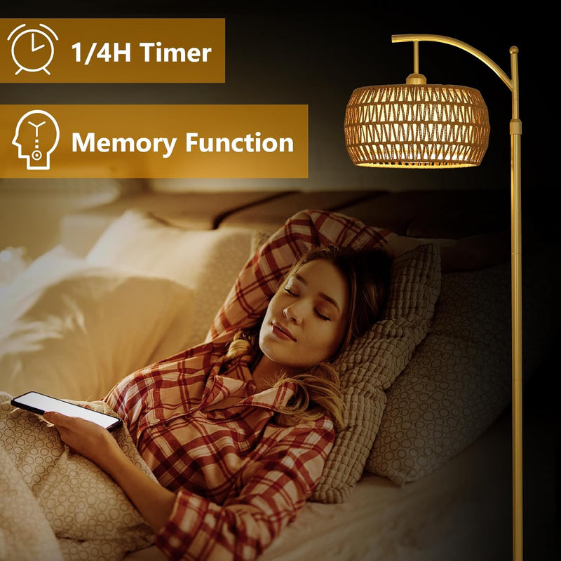 Arc Floor Lamp for Living Room Dimmable Lamps